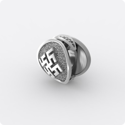 Шарм Цветок Папоротника из серебра Шарм Цветок Папоротника из серебра